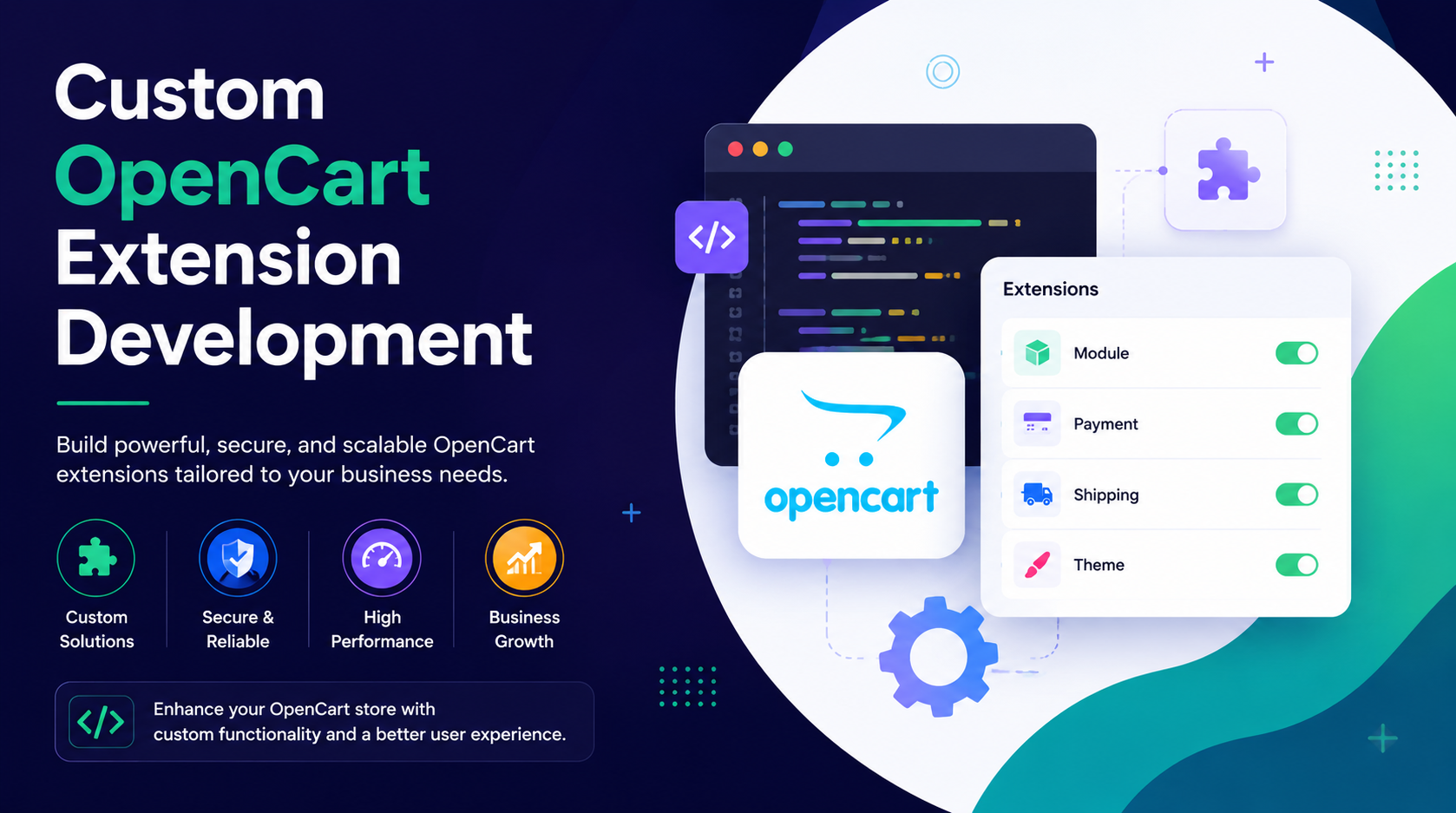 Custom OpenCart Extension Development