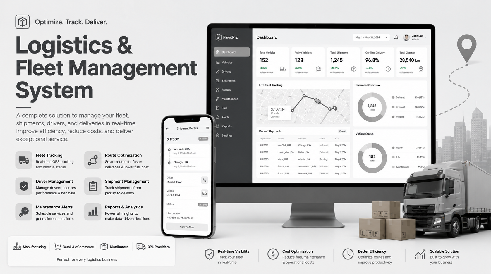 Logistics & Fleet Management System